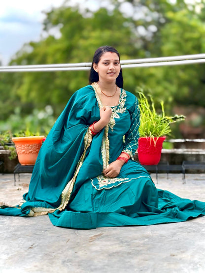Green top lehenga letest disign new 2025