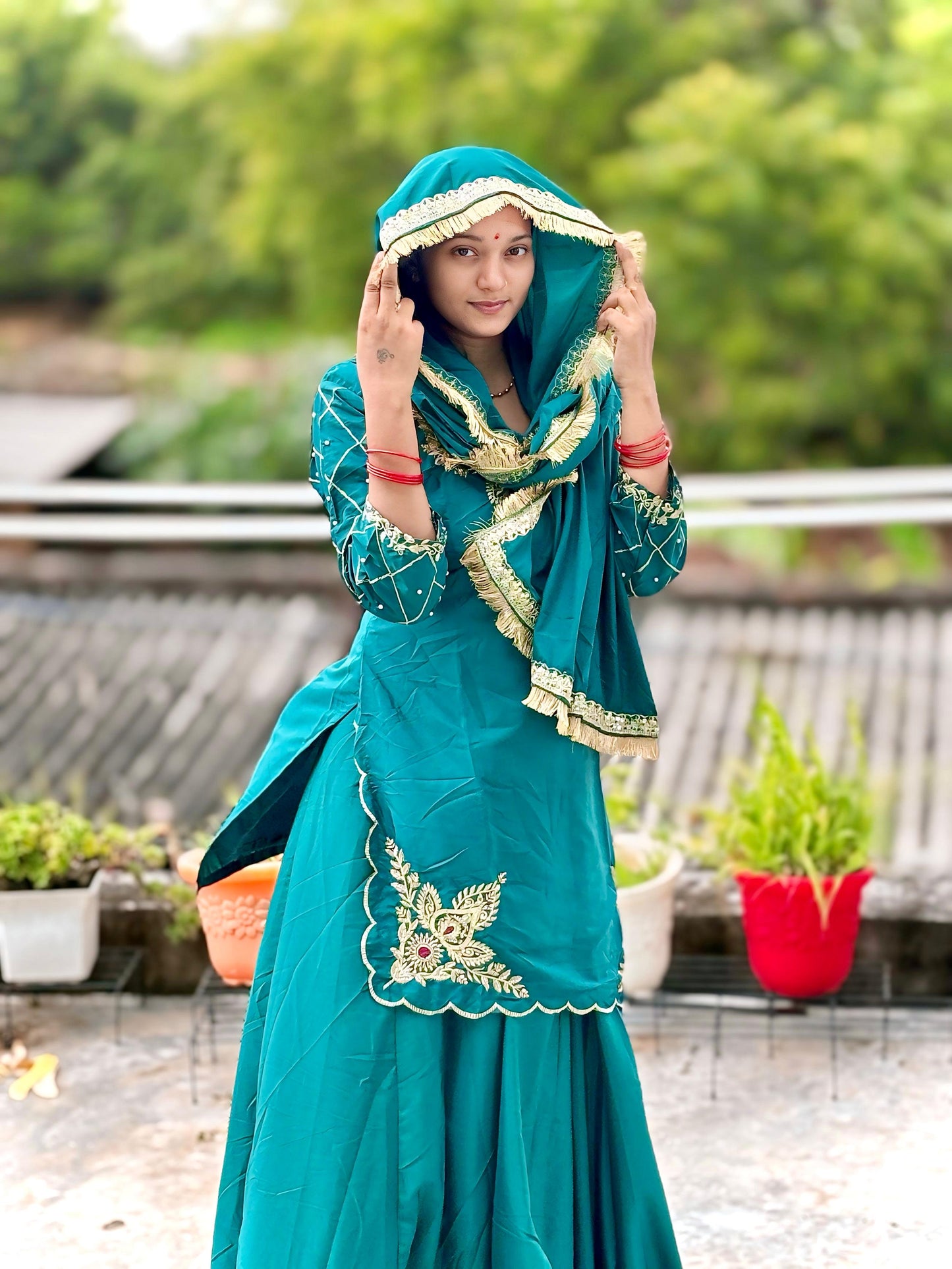 Green top lehenga letest disign new 2025
